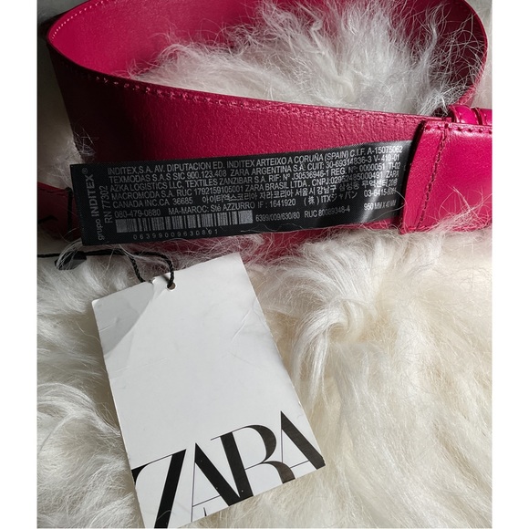 ZARA ~ COLORED LEATHER BELT (NWT) - Picture 7 of 10